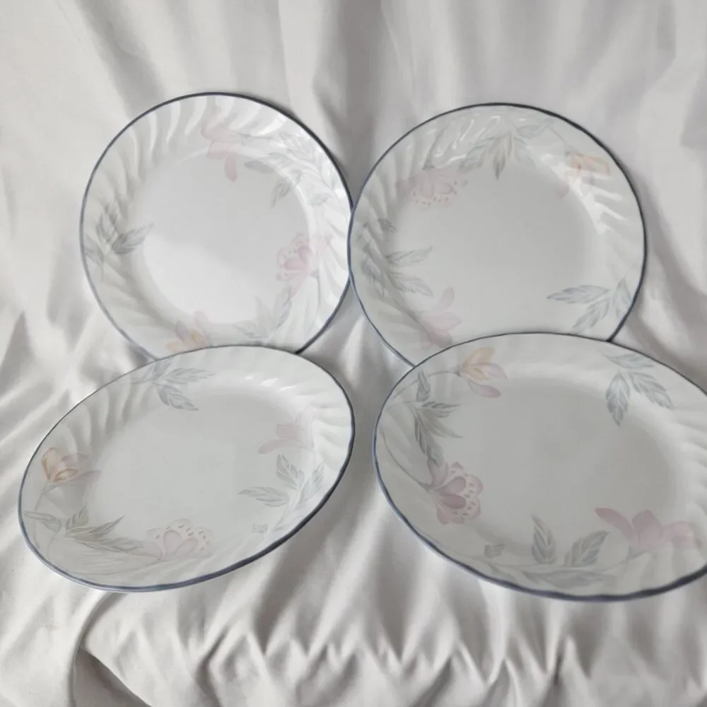 Corelle Pink Trio Bread Salad Plates Set Of 4